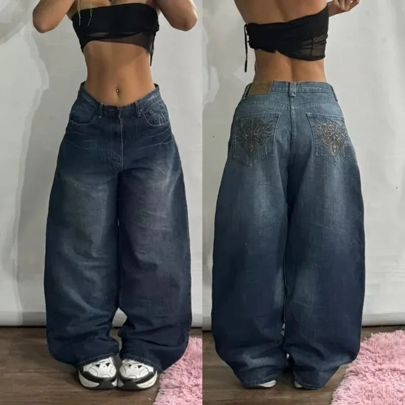 High Waist Wide Jeans
